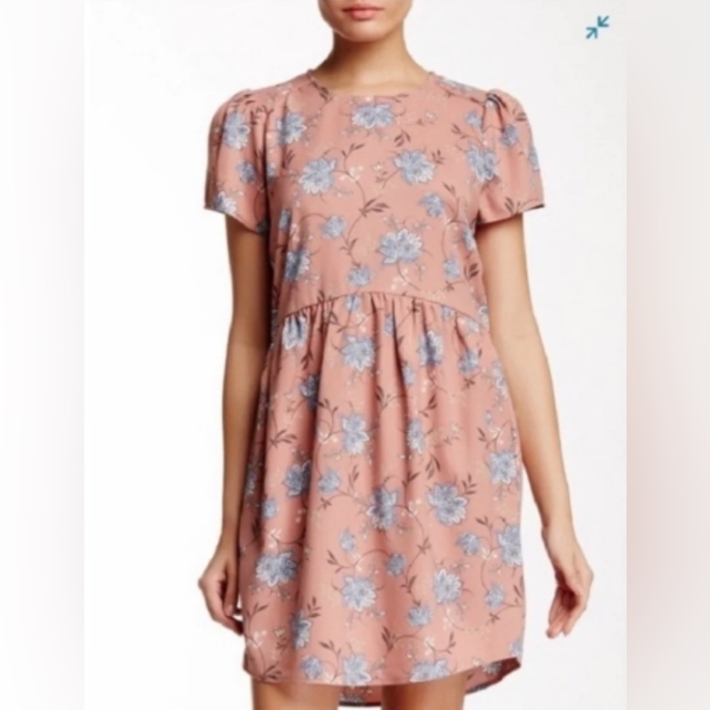 Ro & De Floral Print Dress, size medium